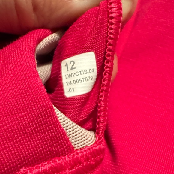 Lululemon Athletica Berry Pink Flow Sports Bra Size 12 - Picture 4 of 5